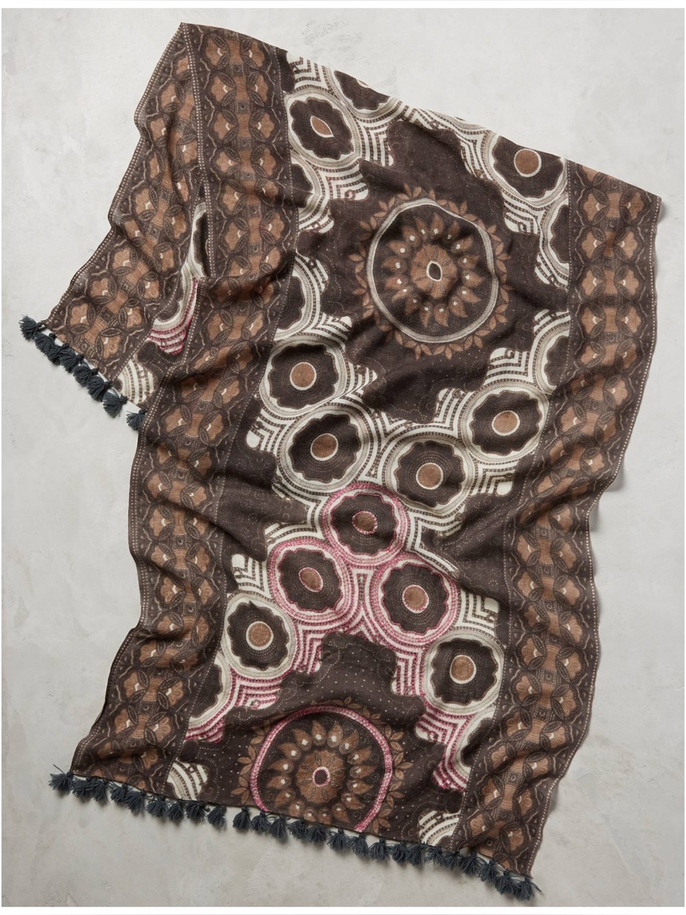 Anthro “Chitalli Tasseled Scarf”